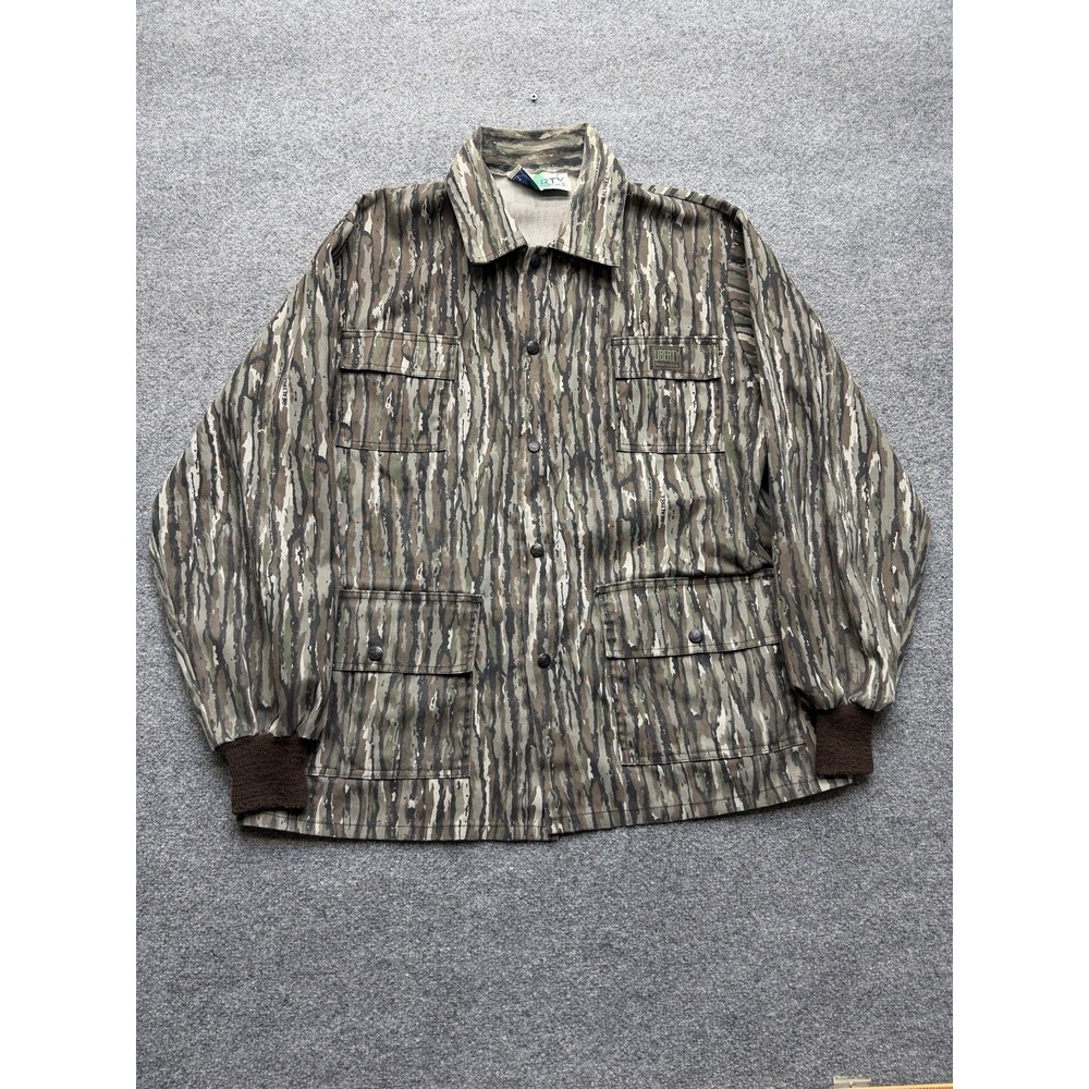 Liberty Camo Men's Button Up Chore Shirt Long Sleeve Size‎ XL/2xl Vintage 90s